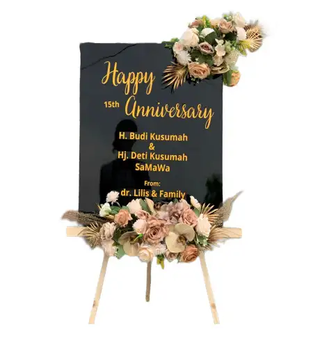 Papan Bunga Akrilik Tekarang