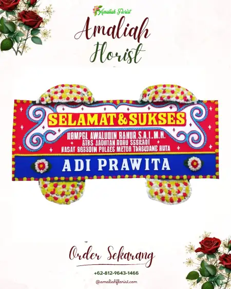 Papan Bunga Ucapan Selamat Tekarang