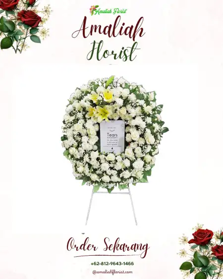 Krans Bunga Duka Tekarang